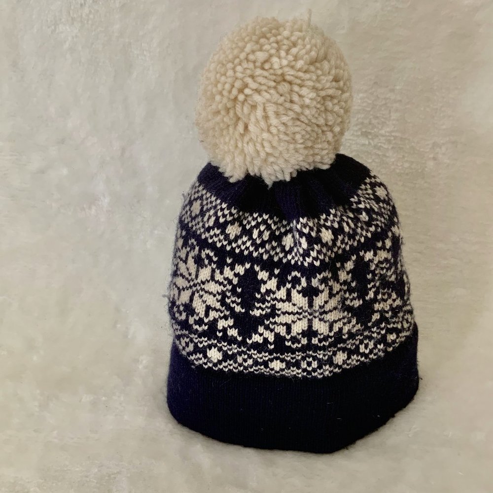 Vermont Originals vintage wool ski beanie hat pom